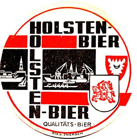 hamburg hh-hh holsten rund 1b (215-qualittsbier-schwarzrot) 